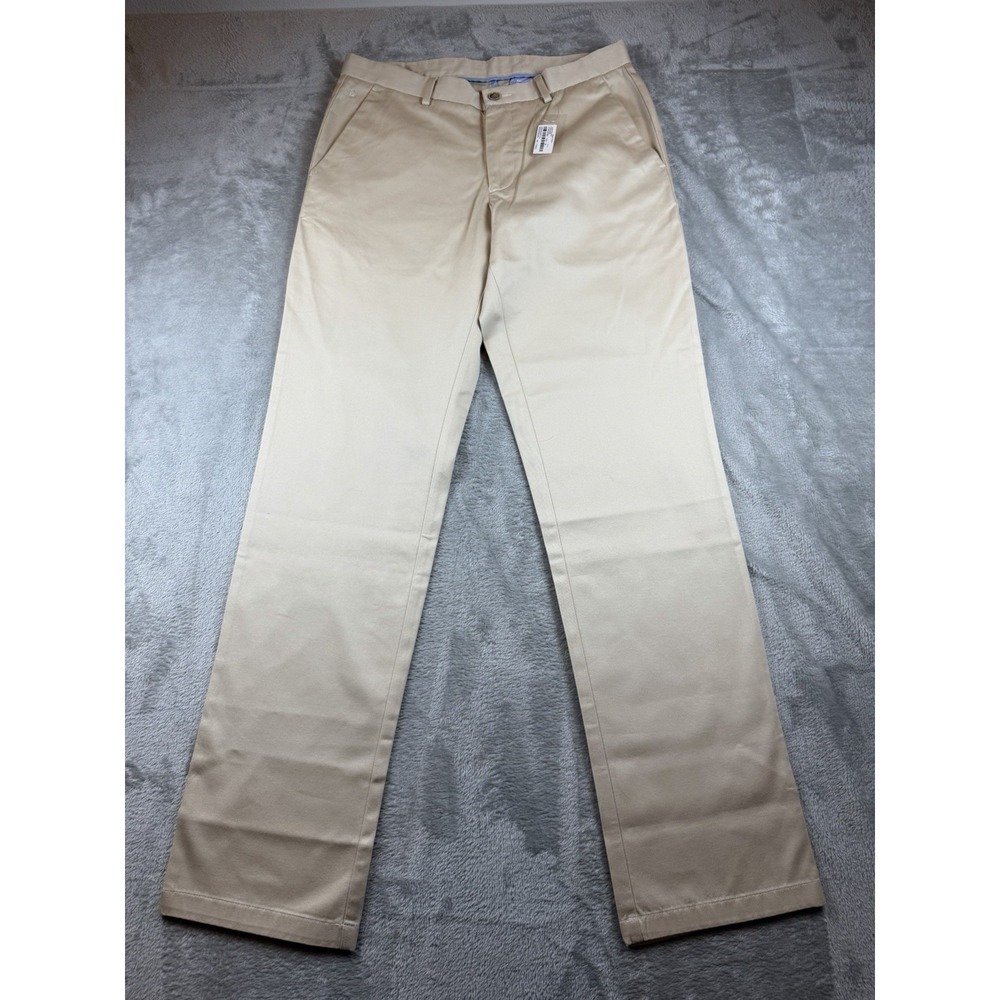 Louis‎ Philippe Pants Men's Soft Formals Slim Fit Beige 100% Cotton NWT